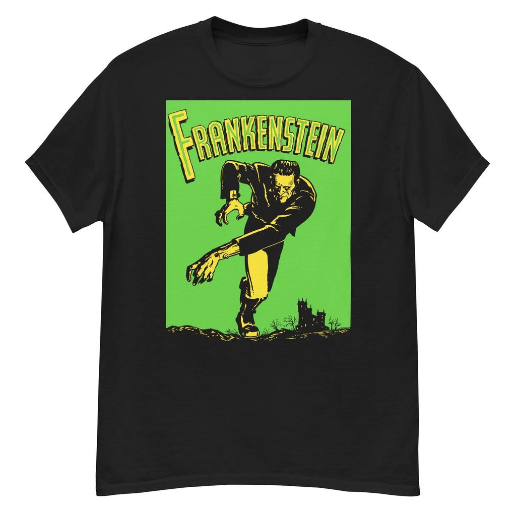 Frankenstein cult horror film vintage poster art t-shirt