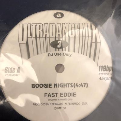 12-дюймовая пластинка FAST EDDIE - Boogie Nights VEJT89041PROMO AVEX 1999 Япония Танцевальная и Электронная Б/У