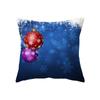Christmas Theme Snowflake Christmas Decoration Print Pattern Cushion Cover Home Living Room Sofa Decoration Pillow Pillow Cover