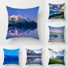 Beautiful Natural Landscape Printing Pillowcase Sofa Decoration Car Office Seat Cushion Cover Room  Home