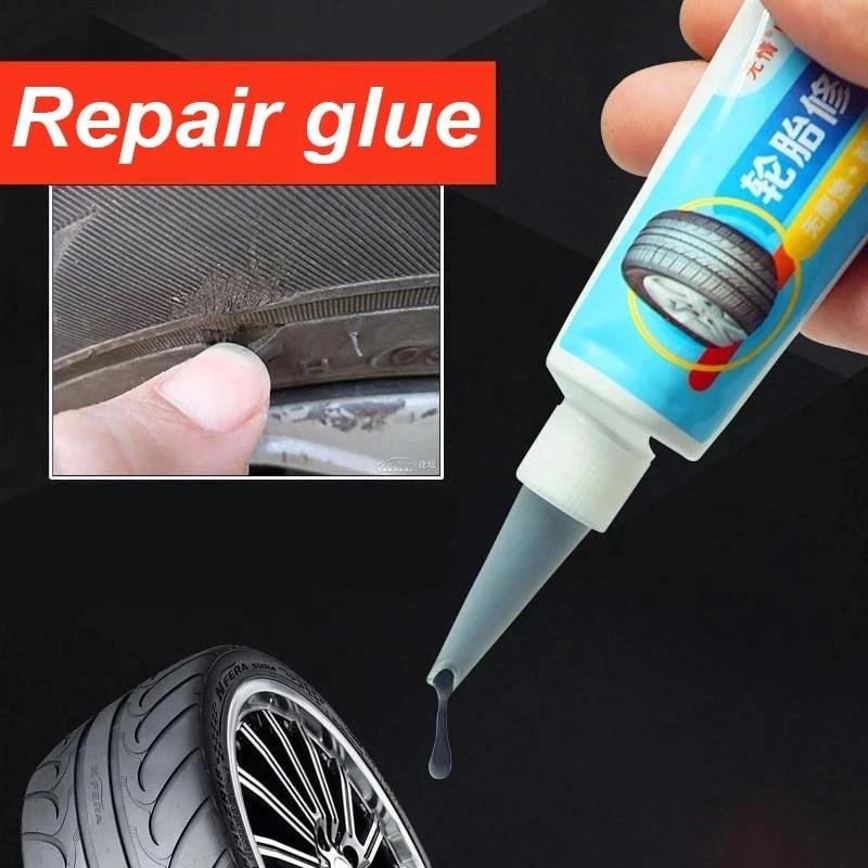Tire Repair Glue Liquid Strong Rubber Glues Black Rubber Wear-resistant Non-corrosive Adhesive Instant Strong Bond Leather