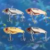 4pcs 11g 55mm Metal VIB Fishing Lures Crank Baits Red Eyes Fishlike Hook Tackle