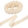 Кружевная лента хлопковая нить 20 ярдов бежевый декоративные аксессуары для одежды подарок украшение