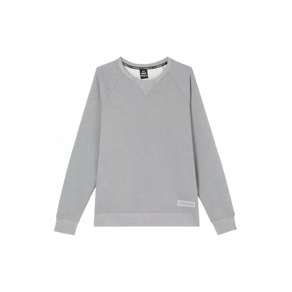 Under Armour Sweatshirts Men's Gray Crew Neck Moderate Regular (Unisex) Sweatshirts 1379685 011