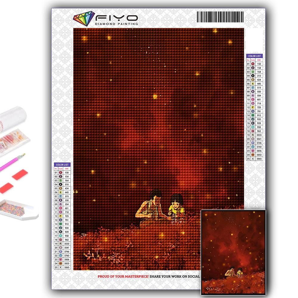 5D Diy Diamond Painting Hayao Miyazaki Anime Poster Cross Stitch Full Diamond Embroidery Mosaic