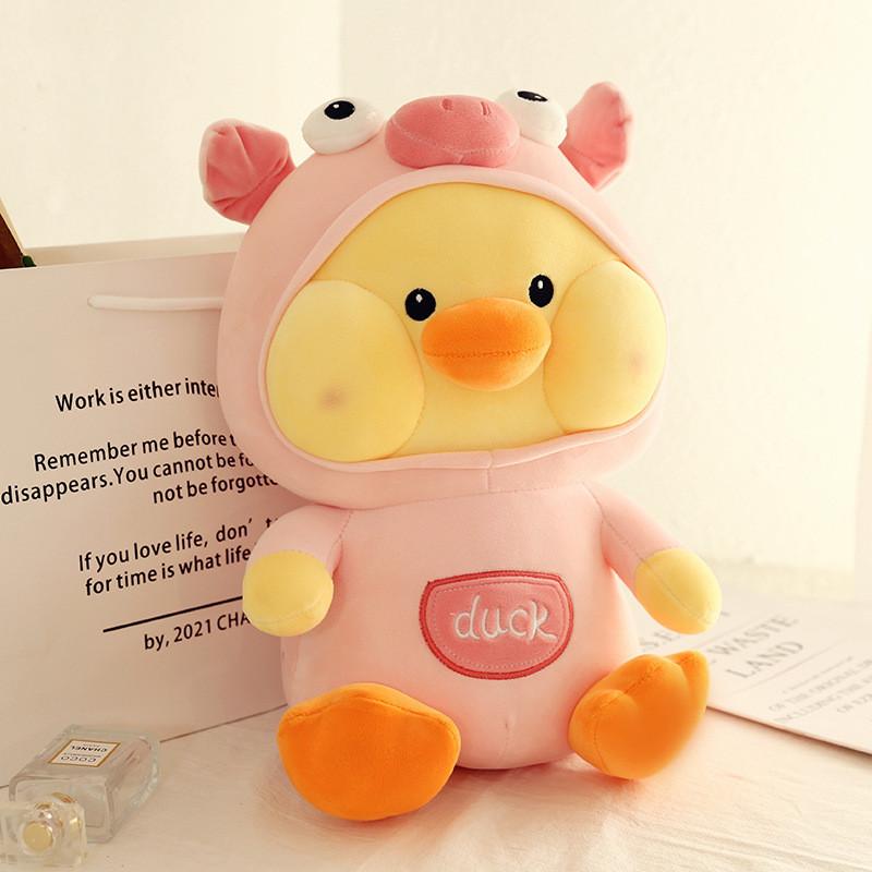 Pig Frog Dududuck Plush Toy Cartoon Stuffed Doll Bedroom Decoration Gift Kids
