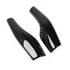 2PCS Steering Wheel Gear Shift Cover Real Carbon Fiber Scratch Proof Replacement for Tesla Model 3 Y 3K Twill Gloss