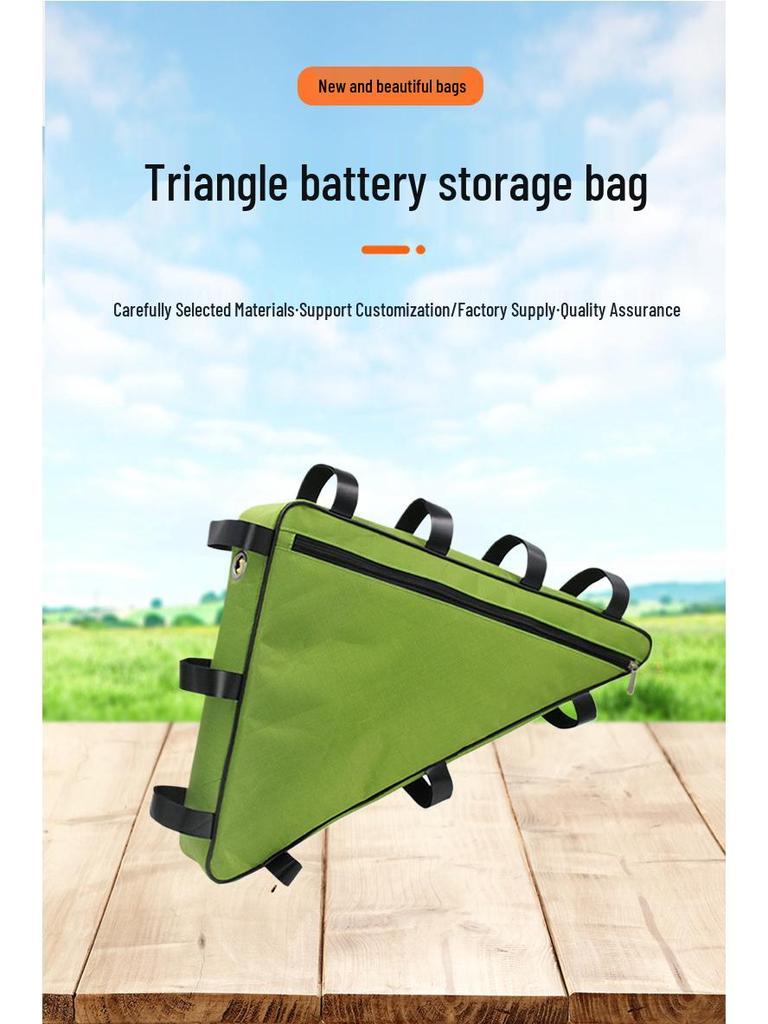 Сумка треугольной рамы для горного велосипеда и электровелосипеда для аккумулятора и хранения