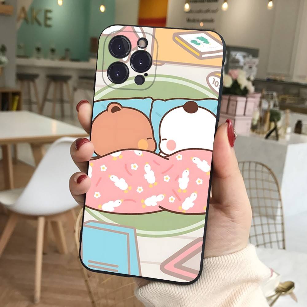 BUBU DUDU Мультяшный Чехол для Телефона Для Iphone 17 16 15 16e 14 13 12 11 Pro Max Plus Чехол Защитная Крышка Coque