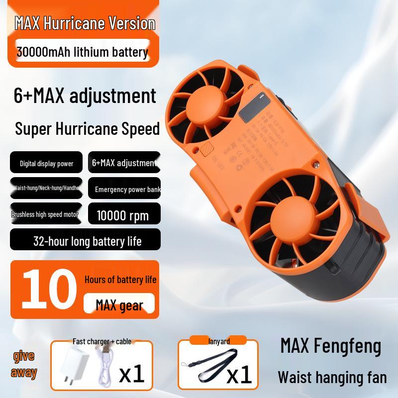 Portable Waist Clip Fan for Cooling in Hot Weather