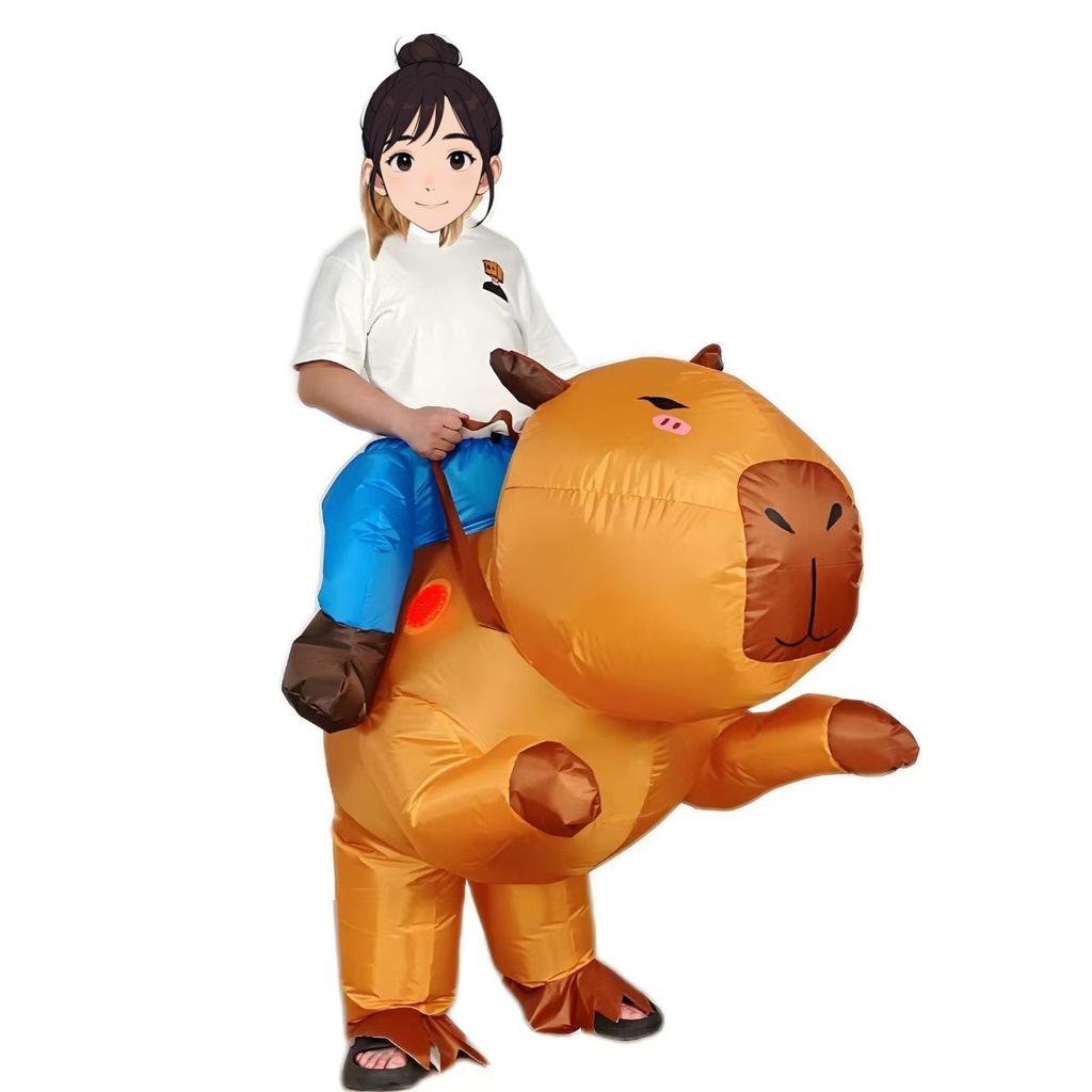 Надувной костюм Злого Клоуна на Хэллоуин и Рождество - Необычный и Забавный Костюм-Кукла