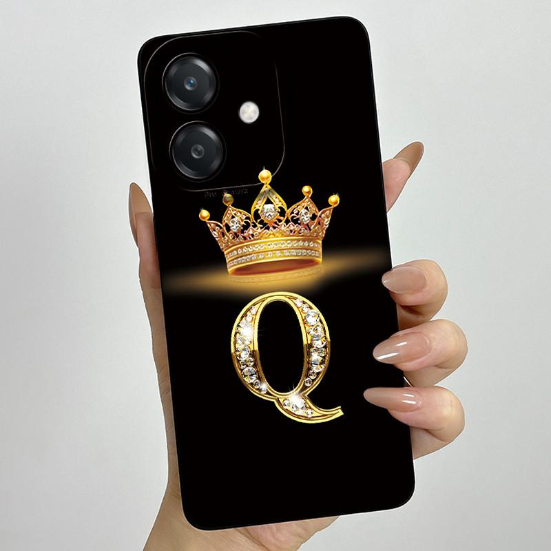 Чехол для Oppo A60 5G Силиконовый Чехол с Буквой Короны Ударопрочный Чехол Для OPPO A3 5G CPH2683 Чехол Для OPPO A3X A 3X A40 A40m 4G Чехол для Телефона