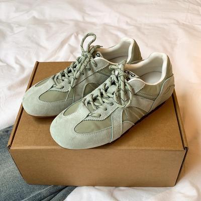 Версия из мягкой кожи~ женская повседневная обувь 2025 новая весна и осень популярная универсальная повседневная супер-огненная обувь спортивная обувь Форрест Гамп