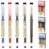 12Pcs/Box 0.35mm Creative Black/Red/Blue Ink Gel Pen for School Student Work