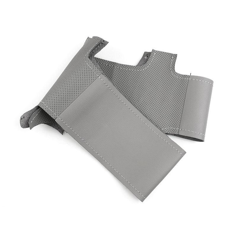 Аксессуары для салона автомобиля, чехол на руль, перфорированная кожаная отделка из микрофибры для Toyota Avensis 2003 2004 2005 2006