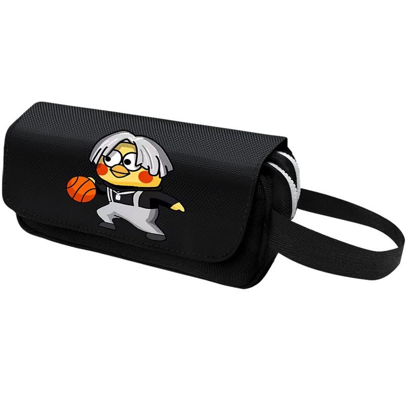 Funny Anime Pencil Case Large Capacity Zipper Stationery Pouch Students