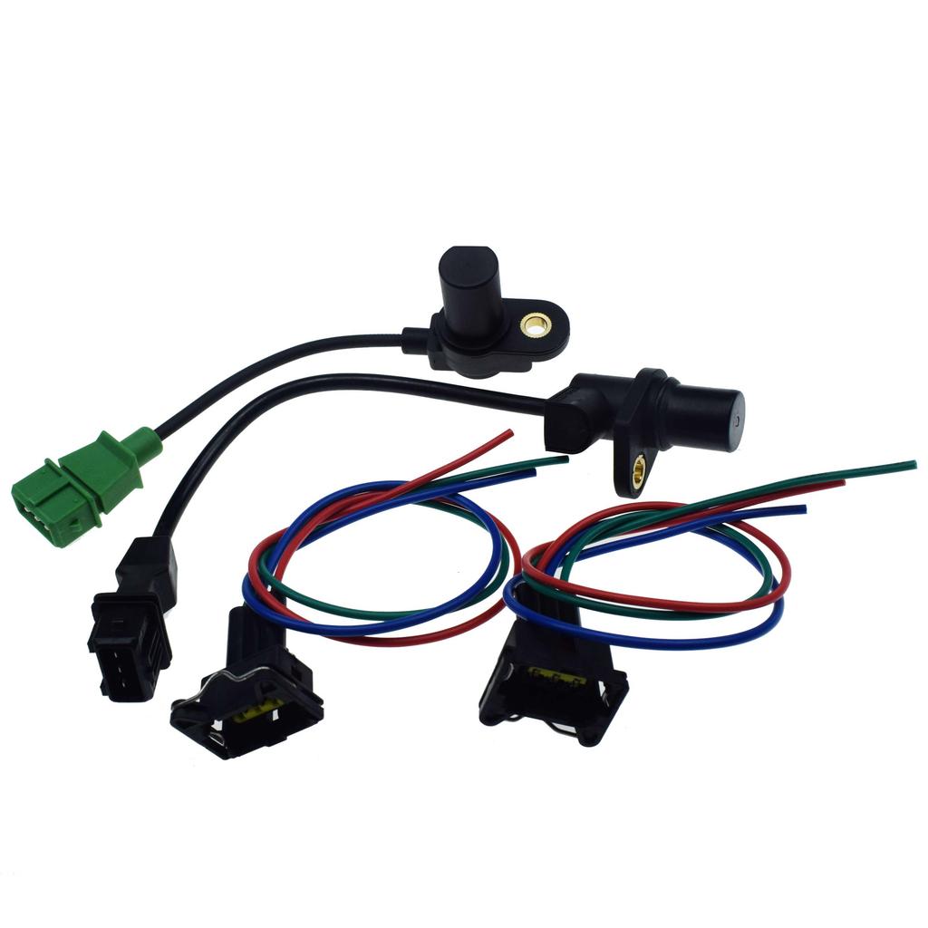 Camshaft & Crankshaft Postion Sensor + Wiring Connector Harness For Hyundai Kia 39350-37110 39350-37100 39305-37100 39180-37150