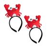 Living Duo Party Headband Halloween Greeting Item, Four Cuts of Life Props, 2 Pieces In One Set