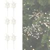 Ready-to-Place Christmas Branch Pick with Extended Stem for Decorating Tree, Wreath, Garlands, and Table Displays