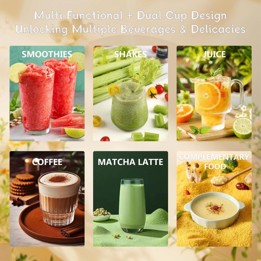 Mini Juice Blender 10 Blades Mixing Machine New Juicer for Travel Kitchen Outgoing