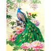 5D DIY Diamond Embroidery Animal Peacock Cross Stitch Diamond Painting Full Round Drill Picture of Home Christmas Present