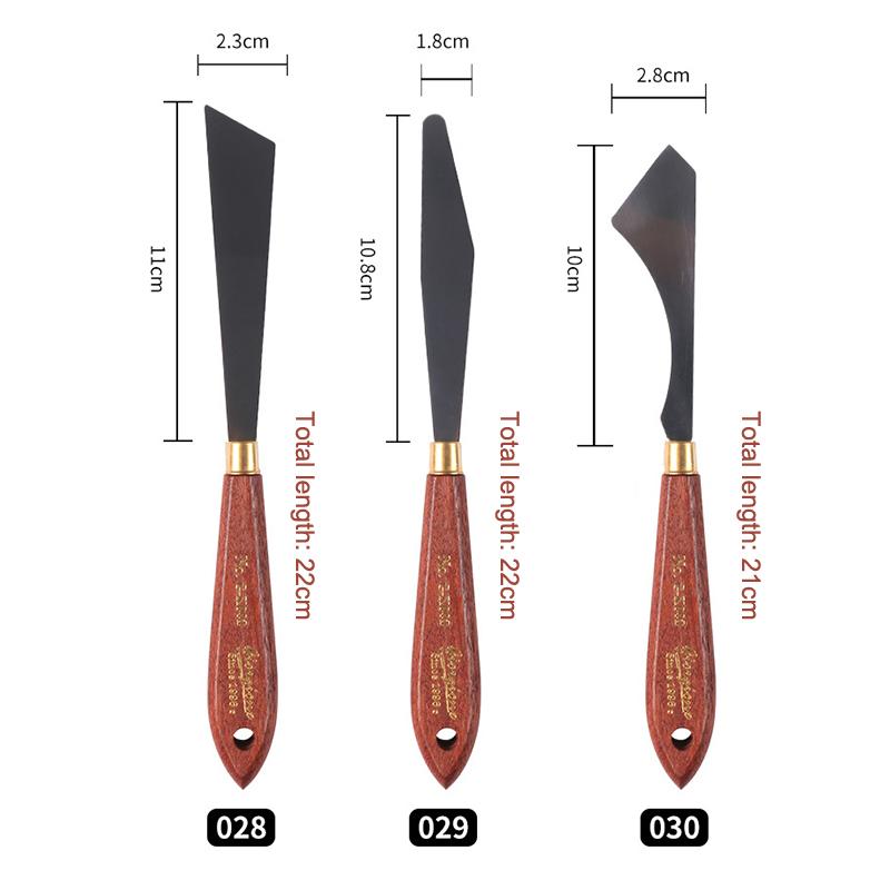Художественный мастихин, набор мастихинов для живописи, нож для смешивания краски, скребок, мастихин из нержавеющей стали, художественный мастихин для живописи