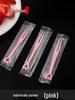 Shixun Индивидуально упакованные пластиковые фруктовые вилки в форме сердца