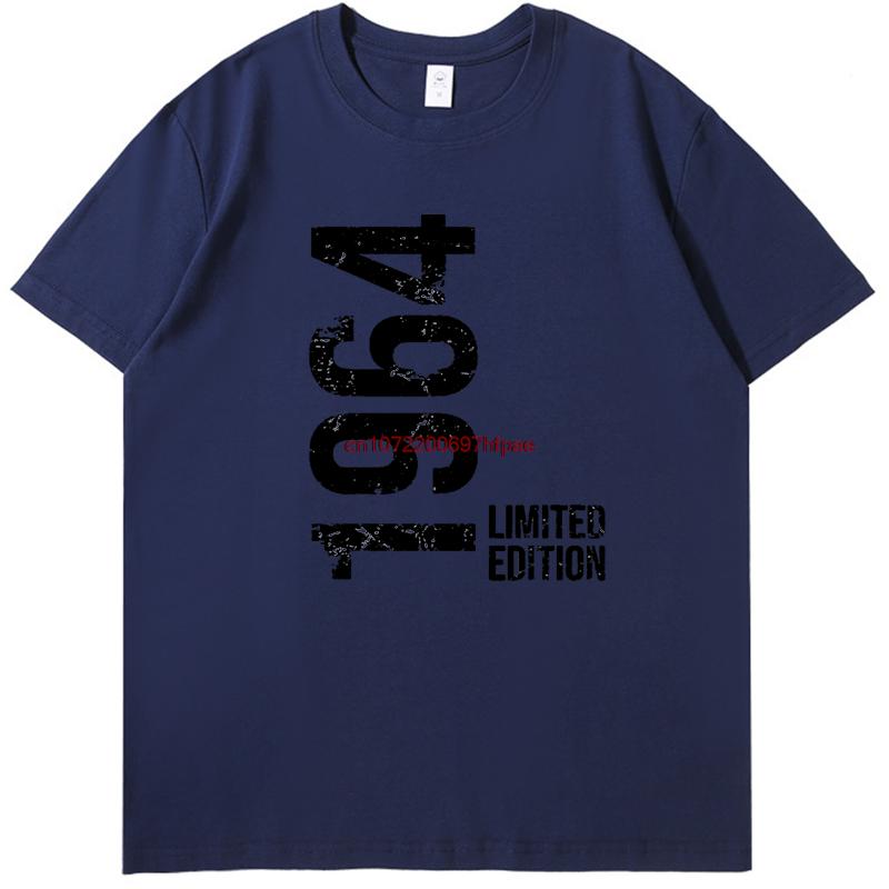 Summer Cotton Short Sleeve Tee Vintage Born In 1964 Tshirt Birthday Gifts Graphic T Shirtstees Tops Unisex Print T Shirt