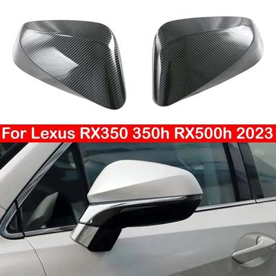 Для Lexus RX350 350h RX500h Автомобильное боковое зеркало заднего вида, наклейка, крышка крыла, внешняя дверь, чехол заднего вида, отделка из углеродного волокна