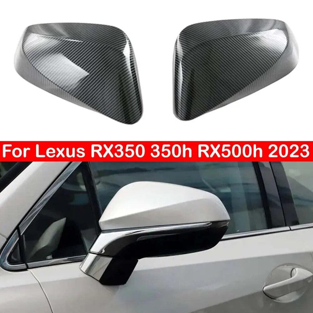Для Lexus RX350 350h RX500h Автомобильное боковое зеркало заднего вида, наклейка, крышка крыла, внешняя дверь, чехол заднего вида, отделка из углеродного волокна