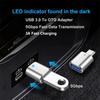 Адаптер USB 3.0 - Type C LED OTG - USB C USB-A - Micro USB Type-C Female Connector для адаптеров HUAWEI Samsung Xiaomi POCO
