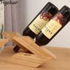 Простая деревянная стойка для вина, креативный держатель для пивных бокалов, украшения для дома, полки для виски, шампанского, декор для вечеринок, прочная барная утварь