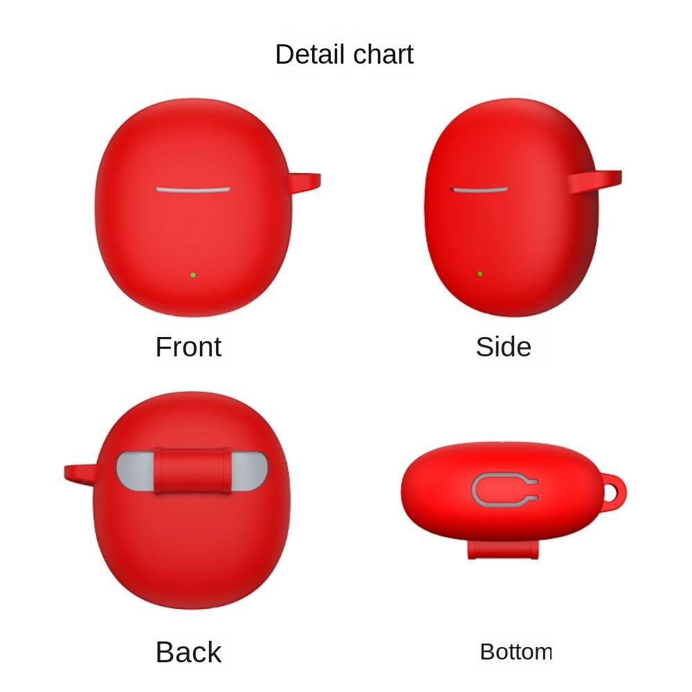 Anti-drop Earphone Case Silicone Protective Sleeve Protector Cover for IQOO TWS Air2/VIVO TWS AIR2