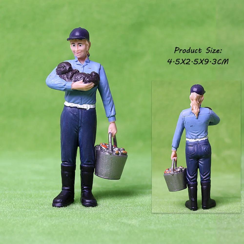 17 шт. Ассортимент Симуляция Фермерские люди Модель Фигурки Действия ПВХ Кукла Фигурки Фермерского Персонала Игровые Наборы Обучающие Игрушки для детей