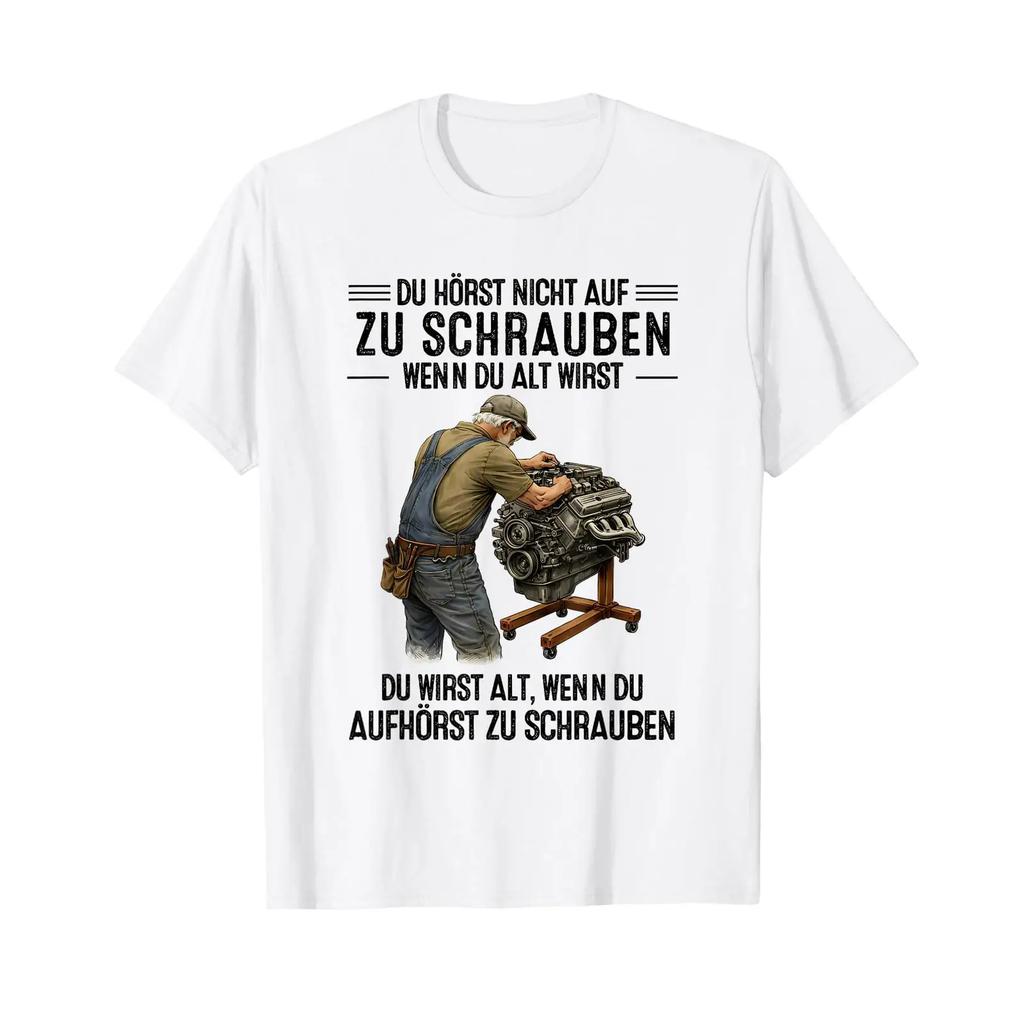 You Dont Stop Tinkering When Get Old A T Shirt Vintage Fashion Graphic Stretched Unisex Designer Clothes Soft