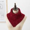 Knitted Fake Collar Woman Winter Keep Warm Ring Scarf Neck Protection Detachable Collar Female Soft Muffler