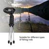 Stainless Steel Tripod Stand for Fishing Rod Fish Pole Bracket Handle Support Holder