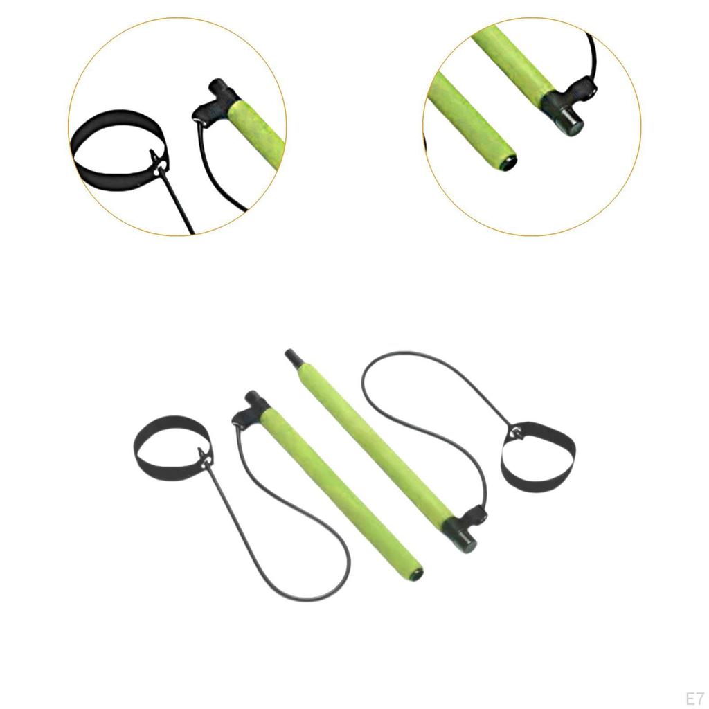 Секция пилатес-бара с эспандерами для домашнего фитнеса