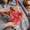 Christmas Decoration Bow Holiday Decoration Bow Red Decoration Bow Firm Material