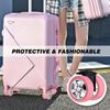4/8PCS Luggage Wheels Protector Silicone Wheels Caster Shoes Travel Luggage Suitcase Reduce Noise Wheels Cover Accessories