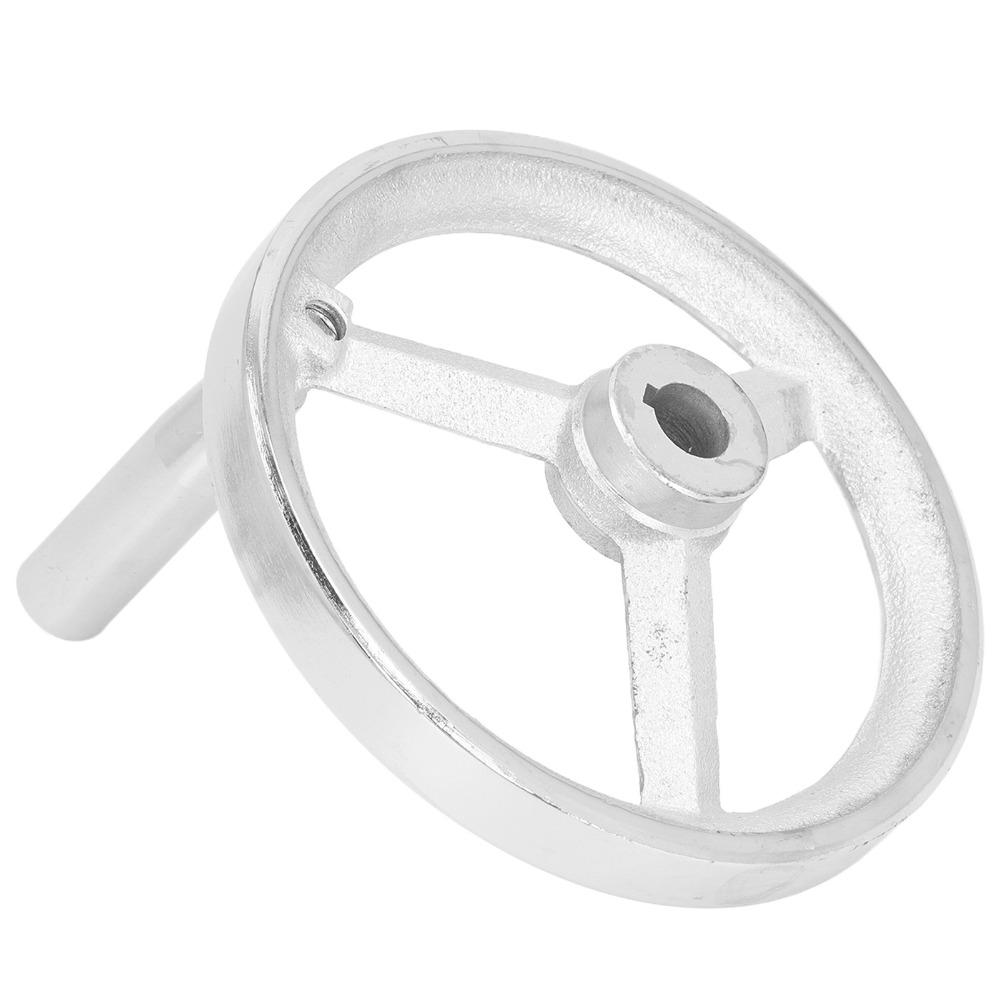 Cast Iron Lathe Handwheel 16x160MM Size Handwheel with Removable Handle Milling Machine