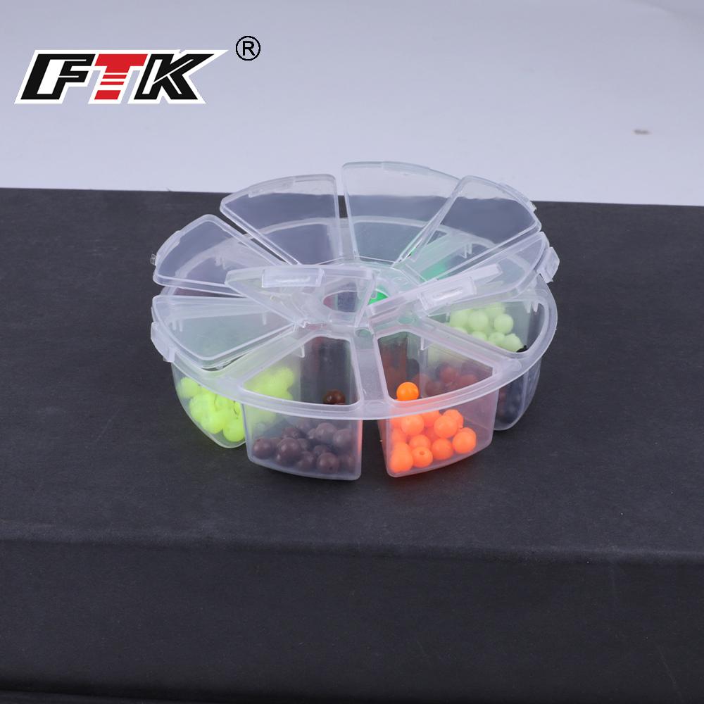 FTK 160шт Рыболовные бусины Ассорти Яйца на наживку из бисера 8 цветов 0,5 см (160 шт.),0,0,19 дюйма