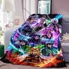 2026 New Kimetsu No Yaiba Anime Warm Fleece Blanket, Winter Bedding, Car Blanket, Versatile