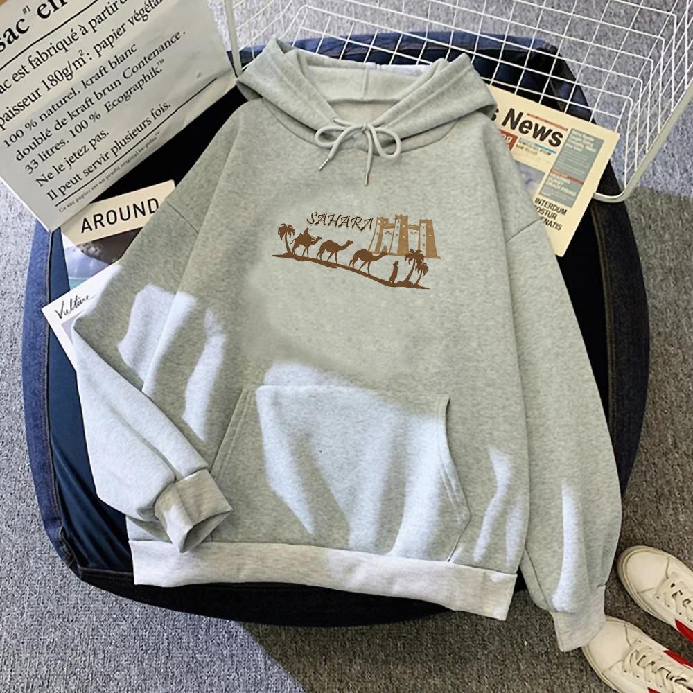 Худи в корейском стиле Футболка с капюшоном в стиле аниме Готические толстовки Королевство Саудовская Аравия Анимация Повседневный Спортивный стиль Классический Простой
