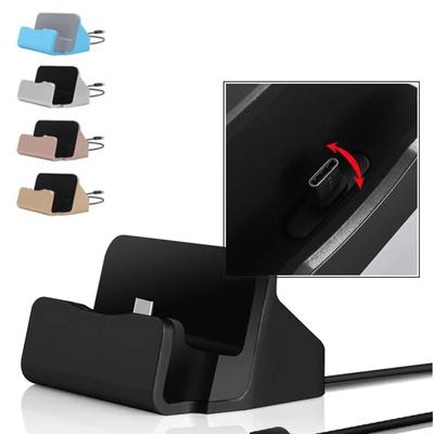 Зарядное устройство USB Type C для iPhone 15 Pro Max Samsung S24 S23 S22 S7 S6 S8 Plus Micro Cradle Dock Station Stand Charge Base