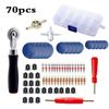 70Pcs Tire Repair Tool Corrosion-resistant Durable