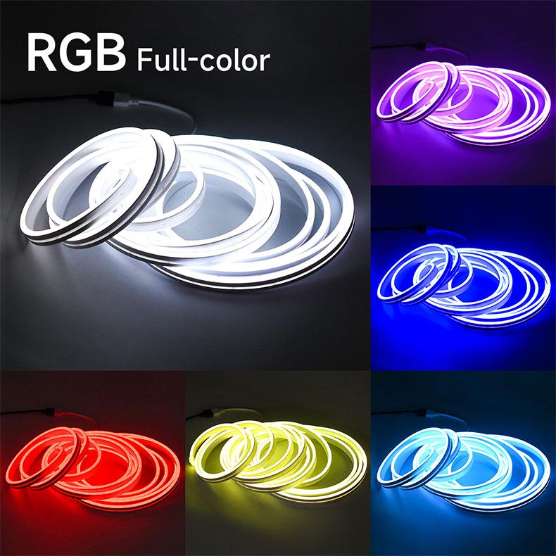 RGB 5M Светодиодная лента для багажника автомобиля, многофункциональная, водонепроницаемая, гибкая, управление через приложение, разъем Plug & Play 12V