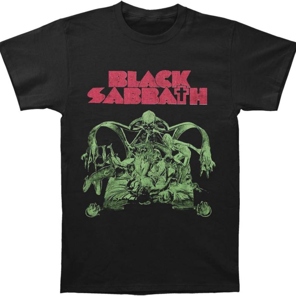 Black Sabbath Sabbath Bloody Sabbath Вырез Черная Футболка Черный Большой