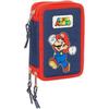 Trousse Scolaire - SAFTA - Super Mario World - 36 Outils Inclus - Multicolore - Pour Enfants De 5 À 14 Ans