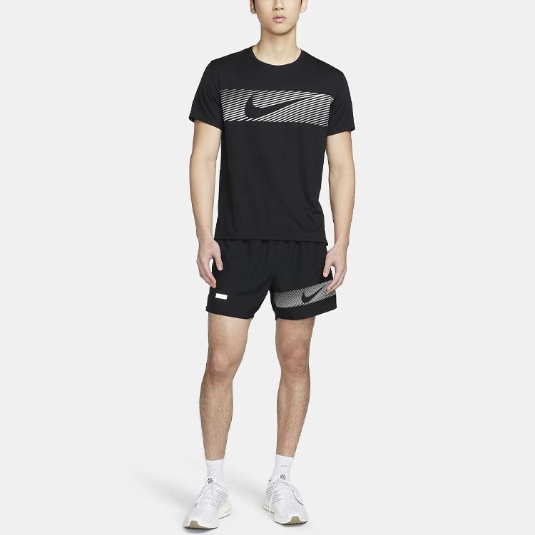New Nike Dri Fit T Shirt Men's Black FN3052-010